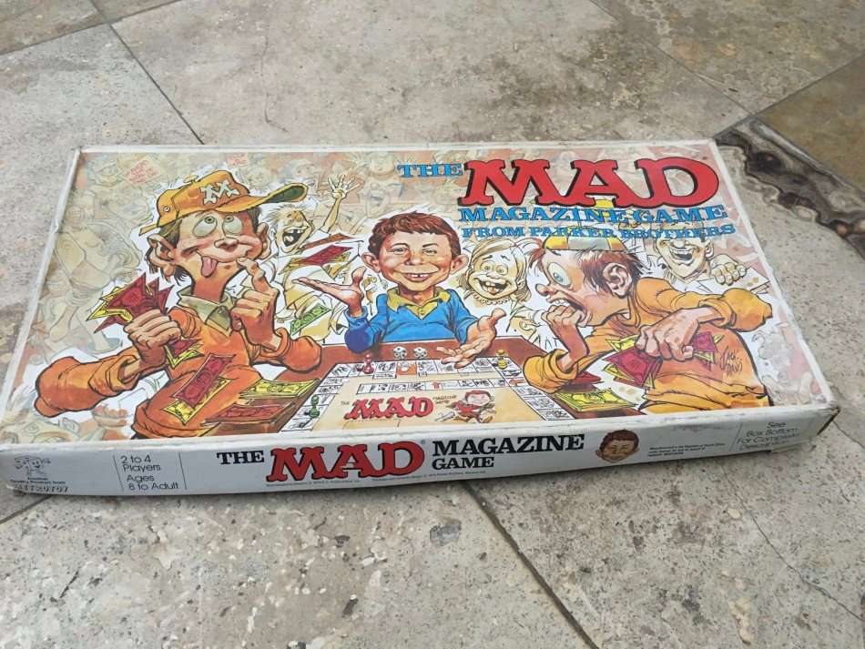 vintage mad magazine Game , parker brothers set 2 complete