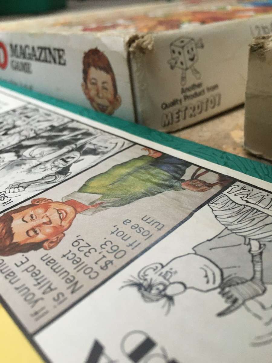 vintage mad magazine Game , parker brothers set 2 complete