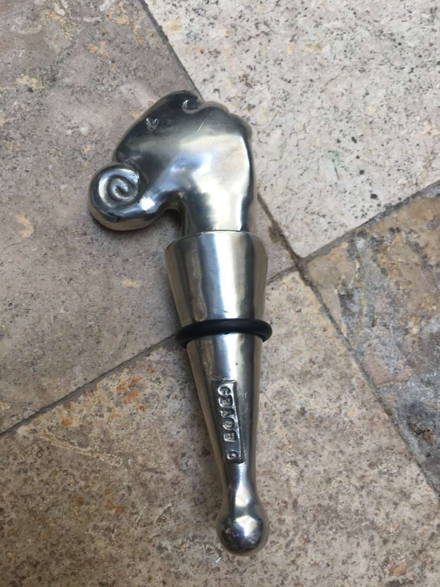 carrol boyes winestopper wine stop bottle stopper lady