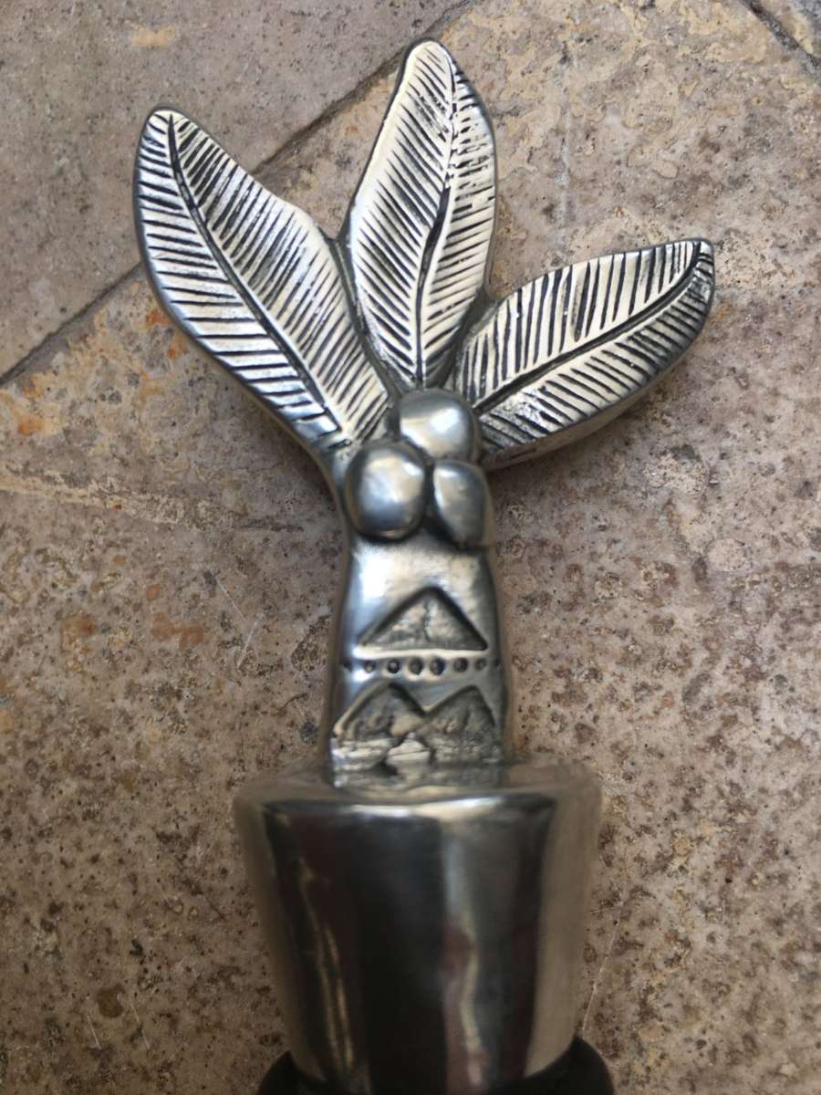 carrol boyes winestopper wine stop bottle stopper three leaf