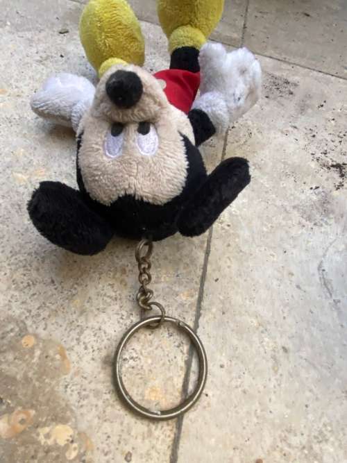 vintage disney doll mickey mouse doll keyring and coffee mug