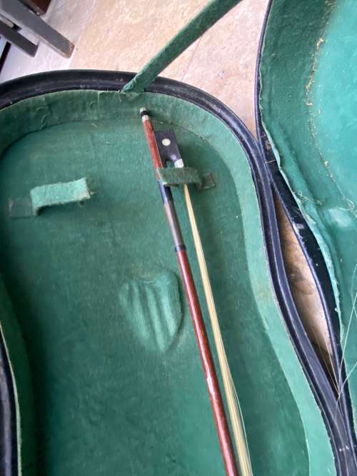 vintage violin COPY OF ANTONIUS STRADIVAIUS VIOLIN FACIEBAT CREMONA 1713 made in Germany