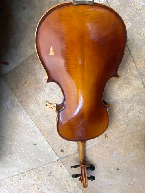 vintage violin COPY OF ANTONIUS STRADIVAIUS VIOLIN FACIEBAT CREMONA 1713 made in Germany