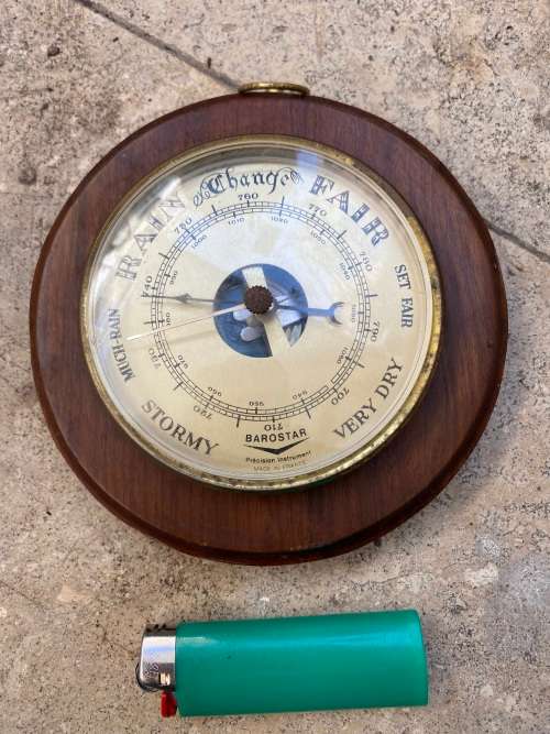 vintage barostar precision barometer france
