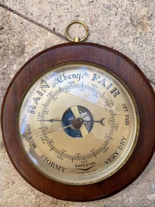 vintage barostar precision barometer france