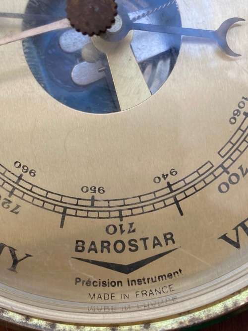 vintage barostar precision barometer france