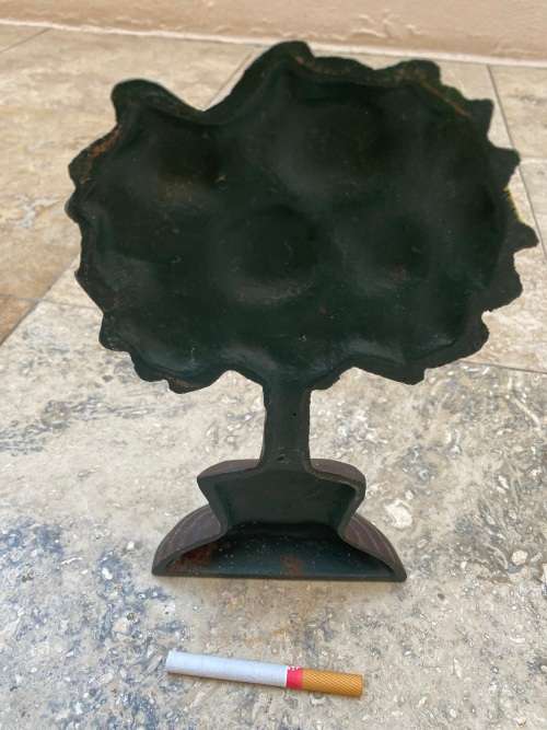 vintage cast iron door stop lemon tree doorstopper