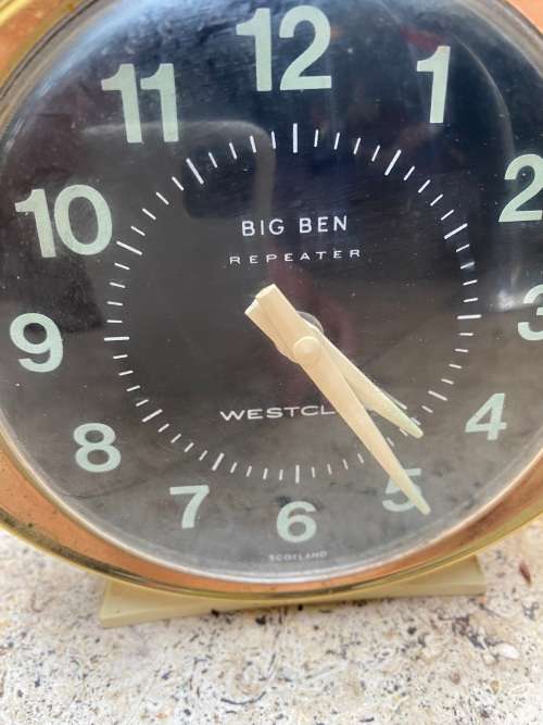 Big Ben repeater Westclox Scotland , not working