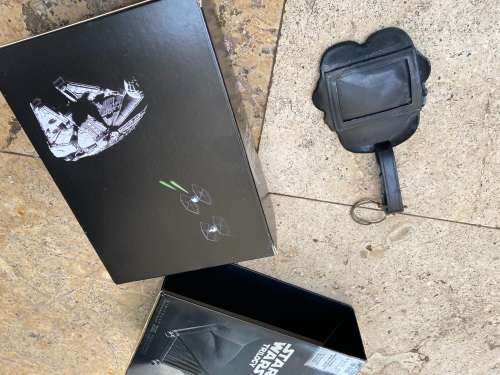 star wars trilogy box set 4 disc dvd set with starwars luggage tag