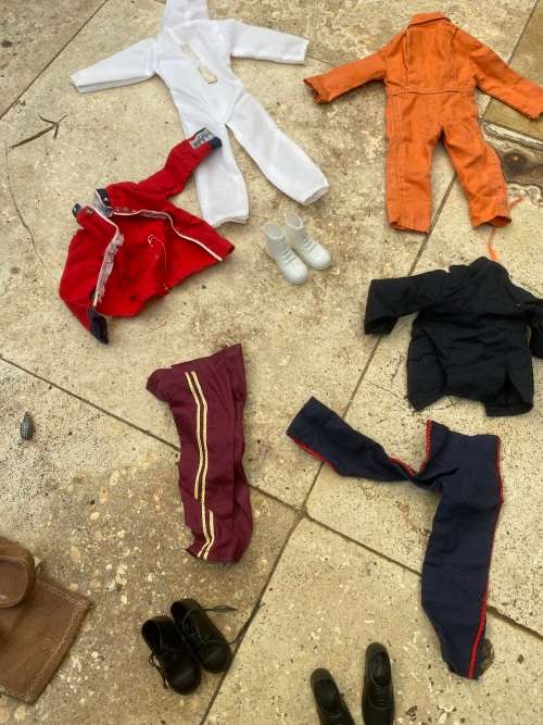 vintage Palitoy clothing extras for action man Ken