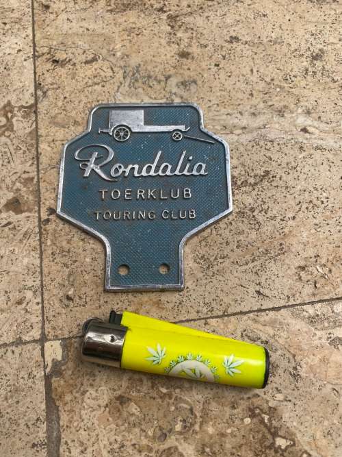Vintage Rondalia touring club motor badge
