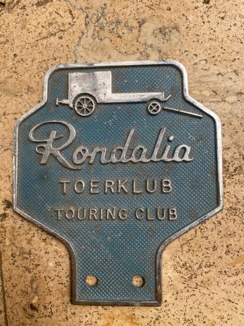 Vintage Rondalia touring club motor badge