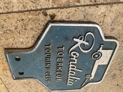 Vintage Rondalia touring club motor badge