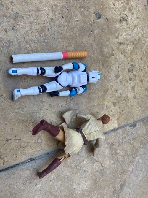 vintage starwars star wars hasbro LFL figure figures 2004