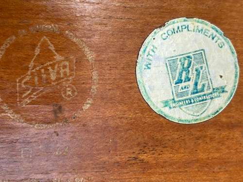 vintage small silva teak wood tray sweden 20cm x 45 cm