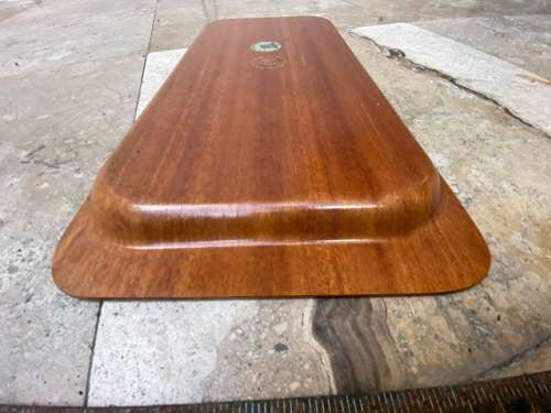 vintage small silva teak wood tray sweden 20cm x 45 cm