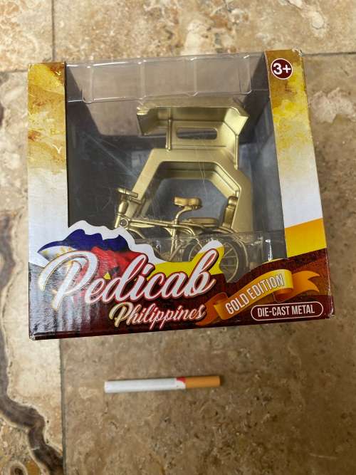 Philippine Pedicab Die Cast Metal Special Gold Edition