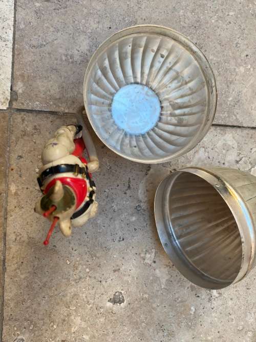 1994 biker mice btf vinnie Galoob in metal egg tin