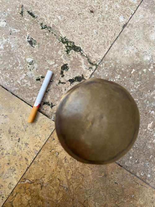 vintage brass postbox money box