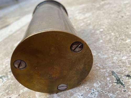 vintage brass postbox money box