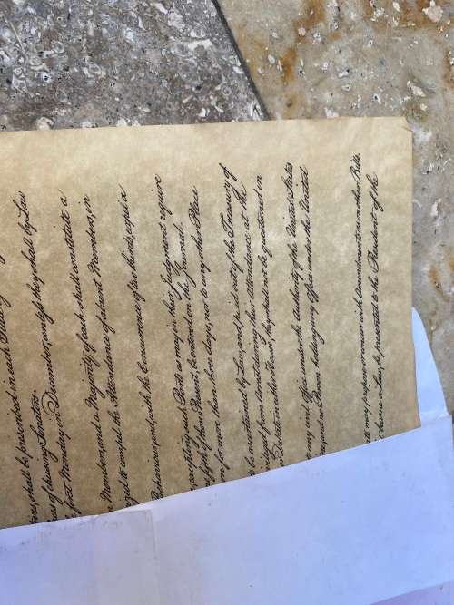 The declaration of independence United States washington