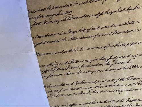 The declaration of independence United States washington