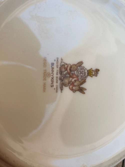 Bunnykins Royal Doulton fine bone china set of five lot