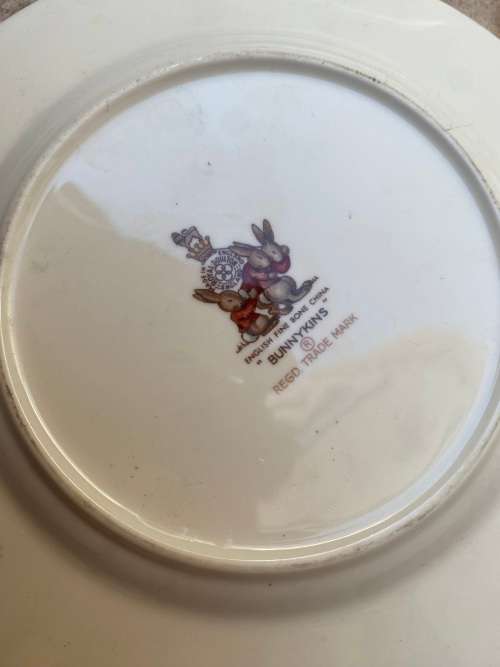 Bunnykins Royal Doulton fine bone china set of five lot