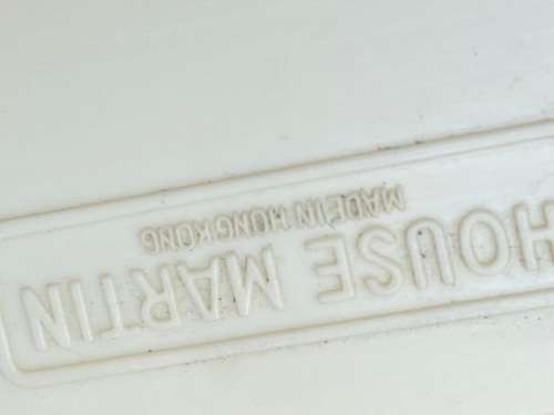 Vintage house Martin black and white dominoes in box , Hong Kong