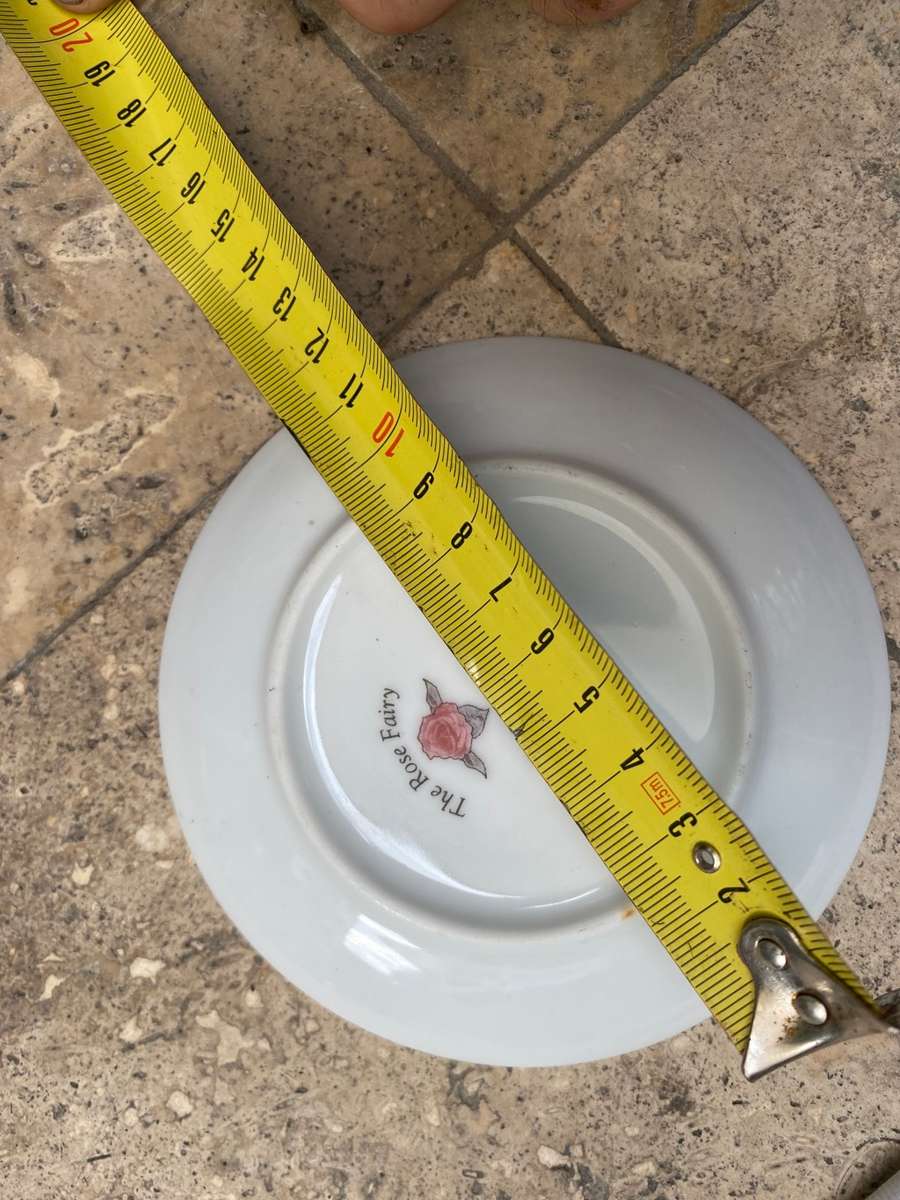 Flower fairies pin dish the rose fairy Collectable mini plate 2007