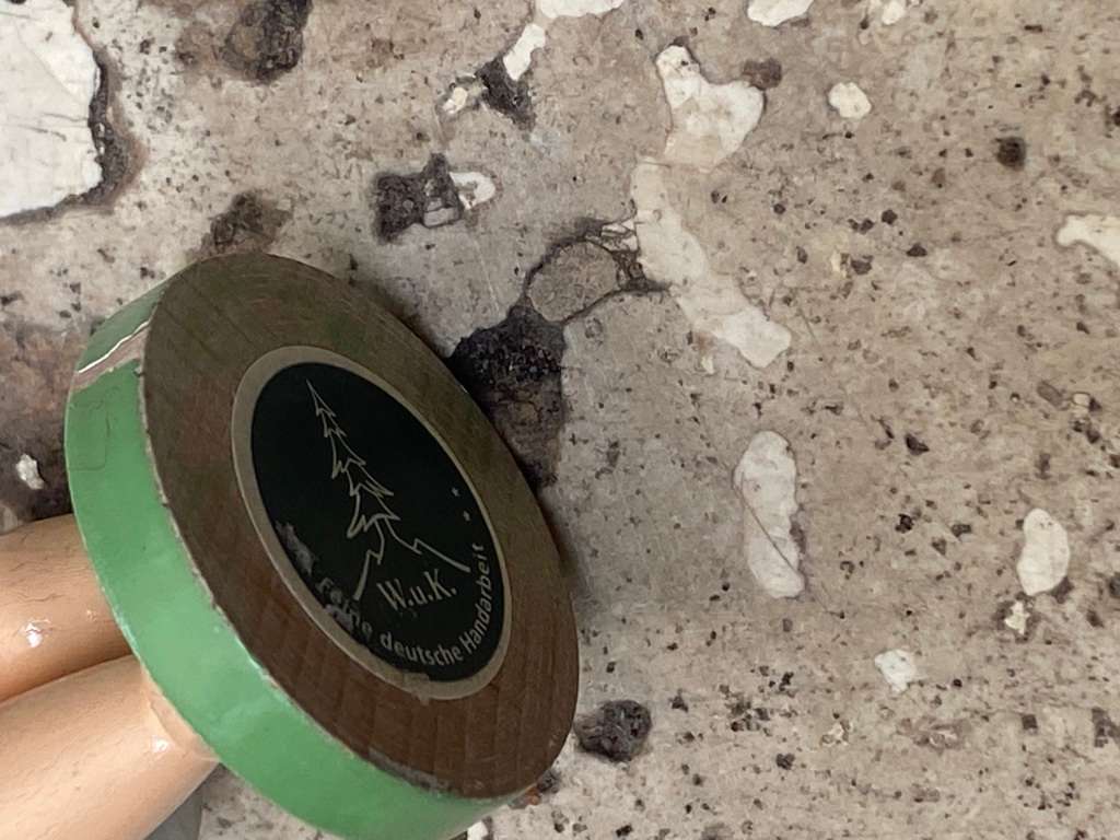 Vintage Wendt & Kuhn erzgebirge Christmas wooden angel lot of 4 in wood box