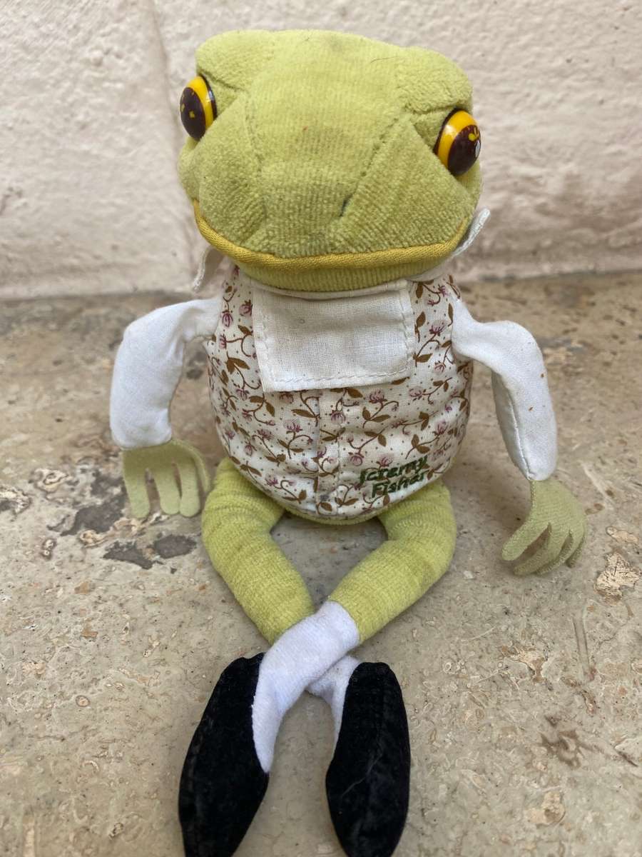 Vintage Jeremy fisher frog soft toy by peter rabbit 2006