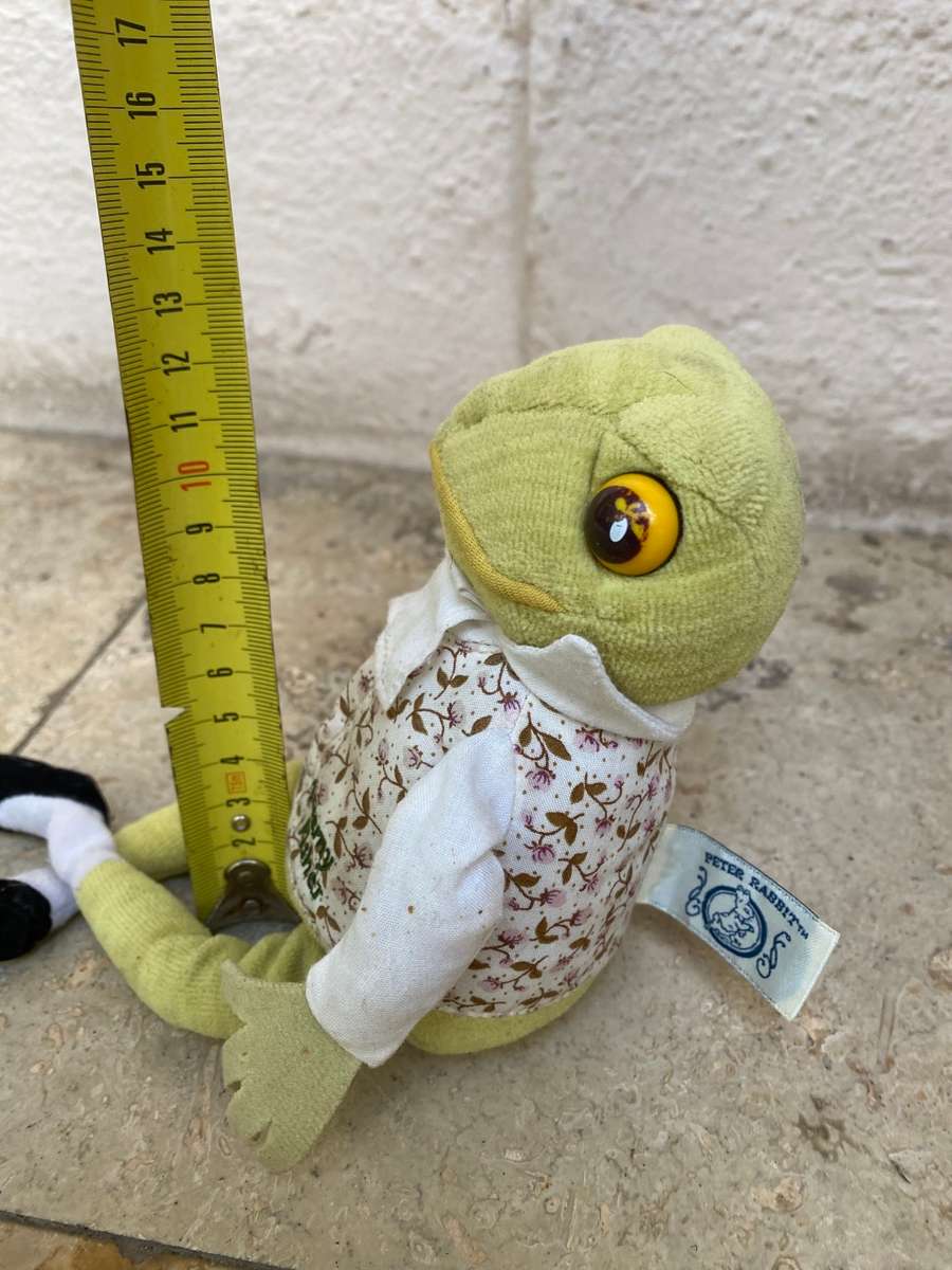 Vintage Jeremy fisher frog soft toy by peter rabbit 2006