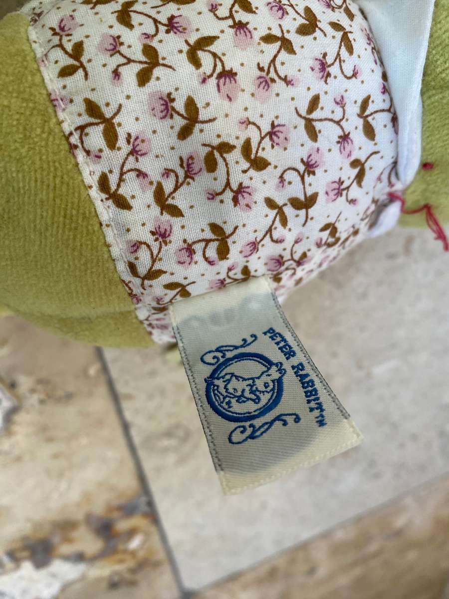 Vintage Jeremy fisher frog soft toy by peter rabbit 2006