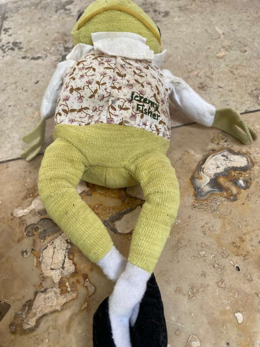 Vintage Jeremy fisher frog soft toy by peter rabbit 2006