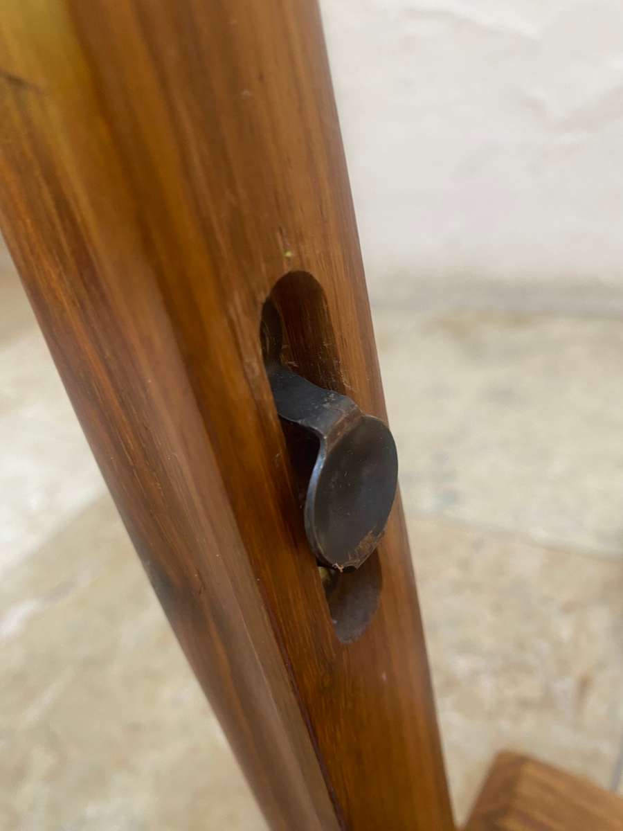 Fine wood table top vanity dresser with flip mirror and drawer