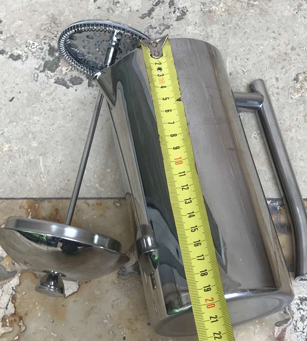 8 Cup Stainless Steel coffee Plunger Legend kitchen no 8