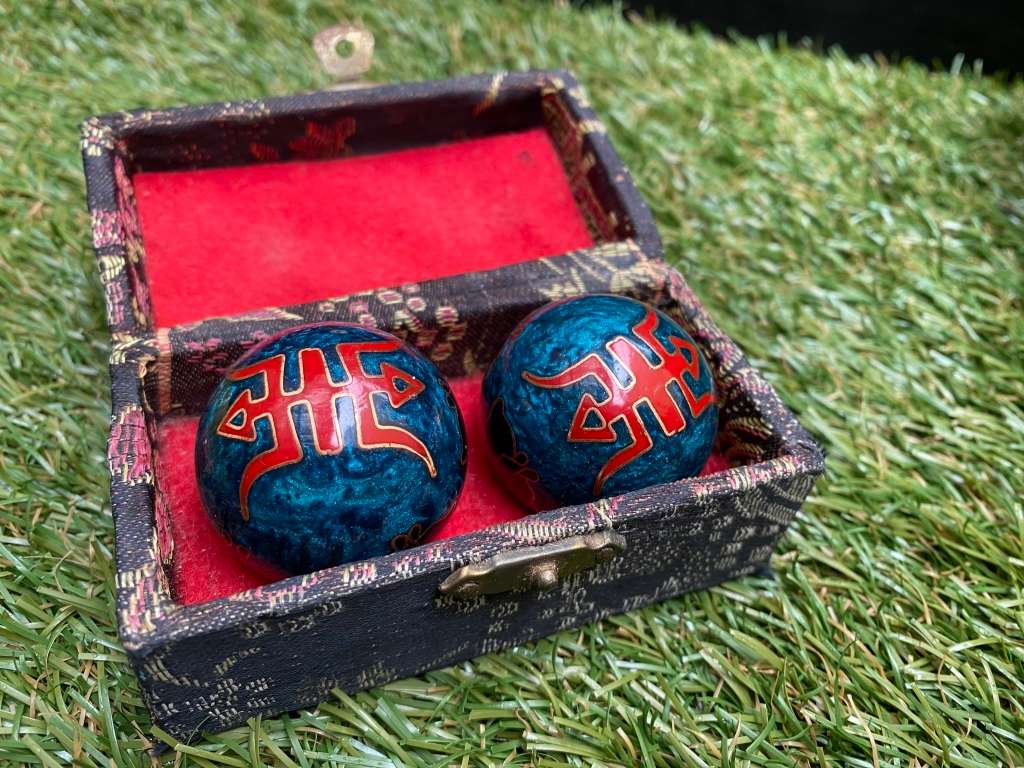 Vintage Chinese Baoding Health Balls. Sound Therapy/ Meditation Chime balls meditation