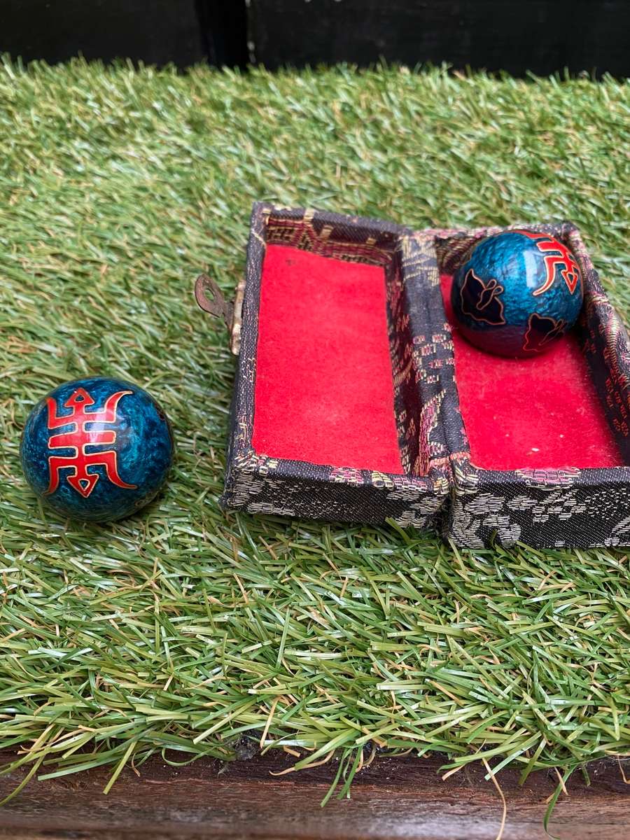 Vintage Chinese Baoding Health Balls. Sound Therapy/ Meditation Chime balls meditation