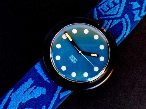 Vintage 1991 POP SWATCH "BLACKTOP" PWB152