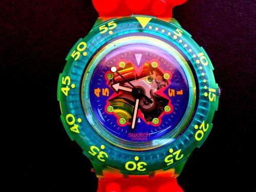 Vintage 1993 SWATCH SCUBA "BAY BREEZE" SDJ101
