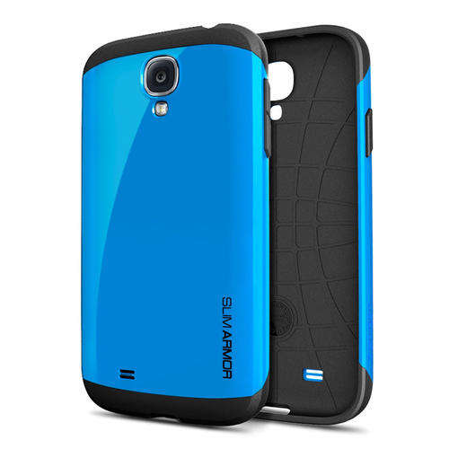 Samsung S4 Case Slim Armor Cover - Blue **Clearance**
