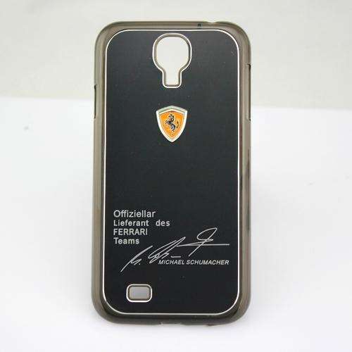 Ferrari Metal Matte Case for Samsung S4 - Black