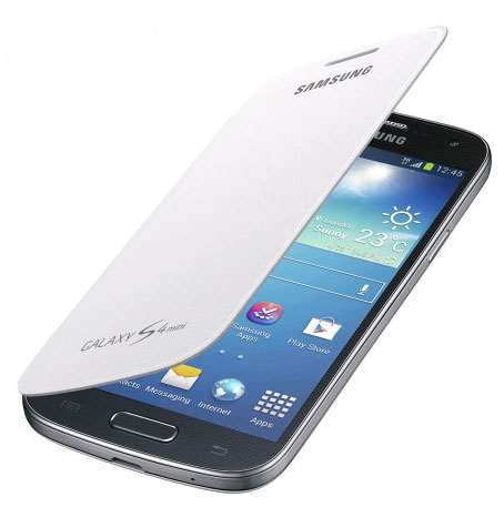 Flip Cover for Samsung S4 Mini - White