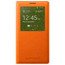 Samsung Galaxy Note 3 S View Cover - Orange