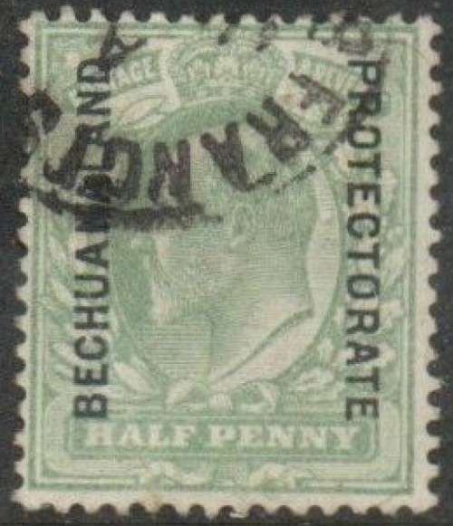 Bechuanaland,EVIIR, 1/2d yellowish green, used