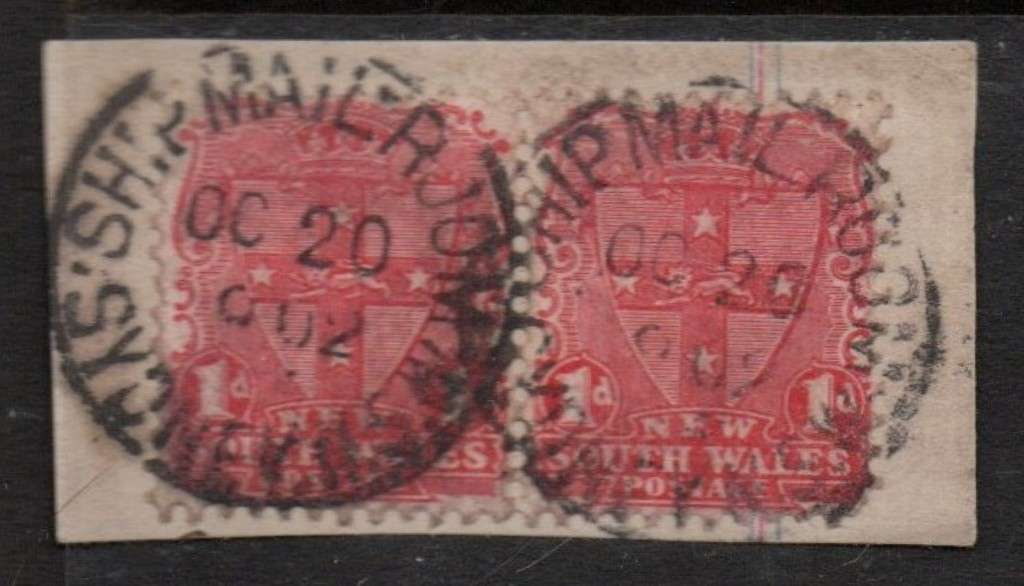 Australia, New South Wales SHIP MAIL ROOM SYDNEY N.S.W. OC 20 1902