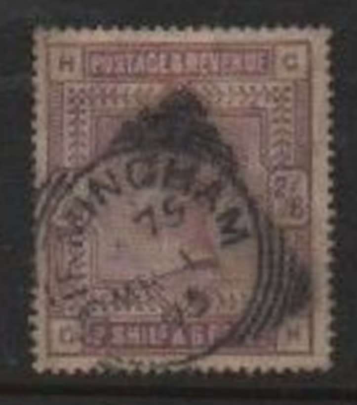 Great Britain, VRI, 1883, 2`6 deep lilac, used BIRMINGHAM MR 1 93, squared c.d.s.