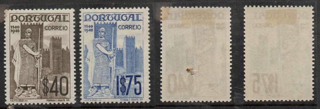 Portugal 1940 Centenaries $40, 1$75, MH *