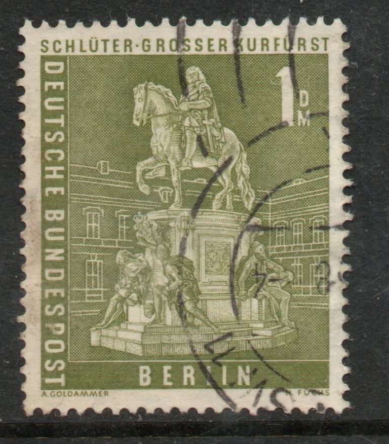 Germany, Berlin, 1956, 1 DM. used